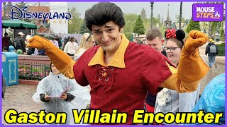 Gaston Encounter at Disneyland Paris - Halloween Festival 2024 - Disney Villains' Courtyard