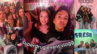 come to the Superdrug event w me!!