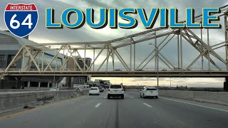 I-64 WEST through Louisville, Kentucky