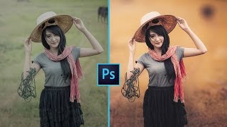 Photoshop CC - How I Edit Outdoor Portrait - Easy & Fast ❤ - In Hindi