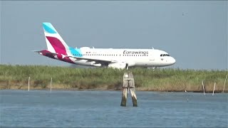 Airbus A319 Eurowings Landing and Take Off