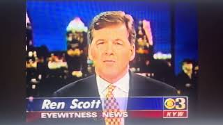 KYW 3 Eyewitness News at 11pm Sunday open December 20, 1998