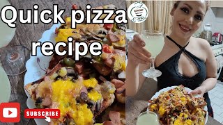 How to cook quick pizza at home |step by step | tutorial recipe