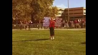 Westboro Baptist Church Members Protest At IUPUI, Singing Pulse Tribute Parody