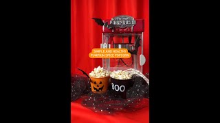 Pumpkin Spice Popcorn for Halloween Movie Night