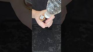 how to open beer with a plastic bottle.