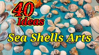 فنون قواقع واصداف Sea shells  decort #handcraft #diyprojects