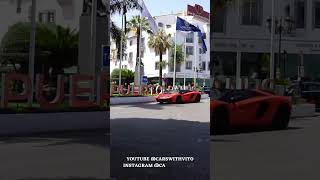 Supercars Orange Lamborghini, Puerto Banus, Marbella, Malaga, Spain #sportscar #shorts