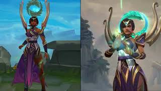 Karma League of Legends VS Wild Rift Comparison