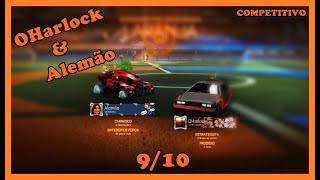 Rocket League COMPETITIVO #09 - OHarlock & Alemão | MD10