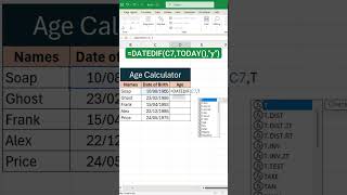 Quickly Calculate Age in Excel in 30 Seconds | Fast and Easy Age Calculation Formula