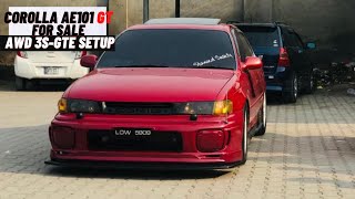 Toyota Corolla AE-101 GT For Sale | AWD 3S-GTE Setup | Japanese Machine