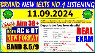 IELTS LISTENING PRACTICE TEST 2024 WITH ANSWERS | 11.09.2024