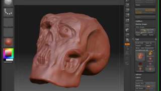 Zombie Head ZBrush Speed Sculpt 2 of 2