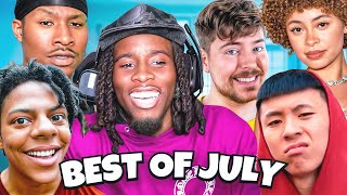 Kai Cenat Best Of July Shorts! *FUNNY MOMENTS* Ft. Ishowspeed, Ice Spice, Ray, Duke Dennis & More 😂!