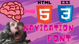 4 Крутий HTML/CSS проект. Font та Navigation