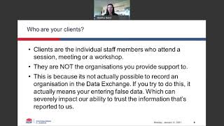 TEI DEX Webinar 8: Creating cases, sessions and clients for sector coordination and planning