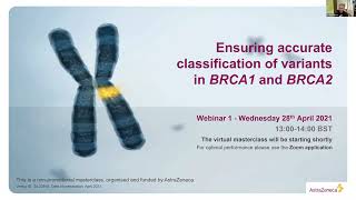 BRCA Variant Classification 2021 (Run 6) Webinar 1