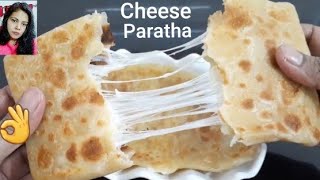 Cheese Paratha Recipe - Cheese Stuffed Paratha - चीज़ पराठा कैसे बनाये   - Cheese Recipe