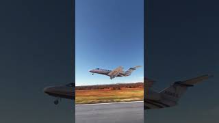 CJ4 Takes Off from Paraburdoo #takeoff #aviation #cessna #msfs2020 #flightsimulator #aerial #drone