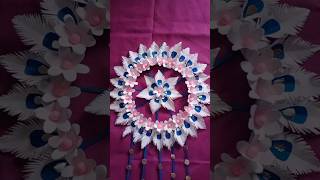 Unique design wall hanging making |  Wall hanging making with paper | Handmade paper wall hanging