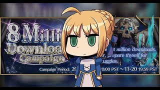 Fate/Grand Order NA - 8 Million Downloads Summon