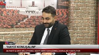 28 04 2023 Milletvekili adayı Emre  KARAÇİZMELİ Güneydoğutv ye konuk oldu.