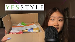 ASMR yesstyle unboxing!