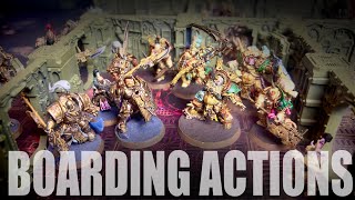 Custodes vs Death Guard Boarding Actions 40k battle report