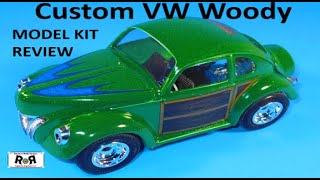 Streetle Beetle VW Woody (I) 1:25 Scale  AMT #SCM031  -Model Kit Build & Review