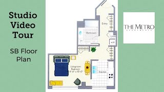 SB (Studio) Floor Plan Video Tour - The Metro Apartments