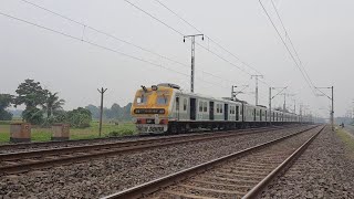 FAST  EMU Local Trains Howrah To Barddhaman Route Via Chord Line (ER) Indian Railways