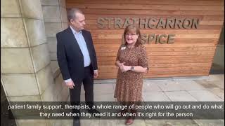 Graham Simpson MSP visits Strathcarron Hospice