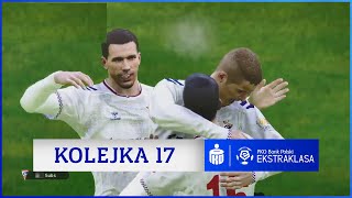 Ekstraklasa 2022/23 PES - Kolejka 17 - Nadrabiamy zaległości, ostatnia kolejka rundy jesiennej.