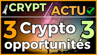 🚨CryptActu : La SEC choque le marché😱 + 3 Crypto abordable🚀📈