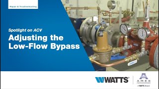 Watts Australia: Spotlight on ACV - Adjusting the Low-Flow Bypass