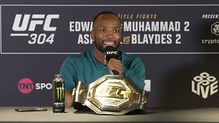 Leon Edwards Vs. Belal Muhammad Bad Blood? UFC Champ Is Very Confused