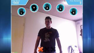 Motion game demo using Kinect and Adobe AIR