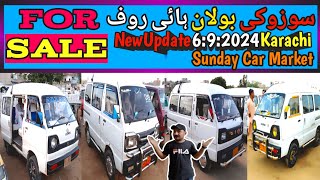 #4 Suzuki HiRoof Bolan for sale Karachi Sunday car Bazar New Update 6:9:2024 @Ahsanshah705 🚗🇵🇰