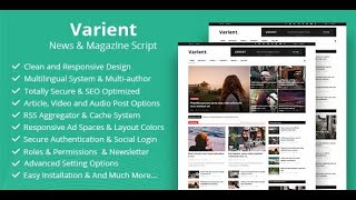 Varient - News & Magazine Script