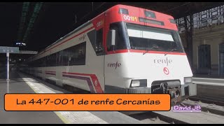 La 447-001 de renfe Cercanías