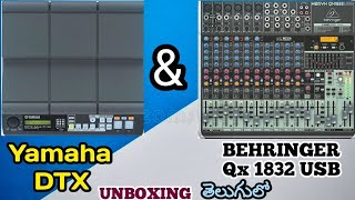 UNBOXING YAMAHA DTX AND BEHRINGER QX 1832 usb