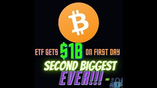 Bitcoin has second biggest ETF opening day ever. Is this the catalyst to catapult it above $100K?