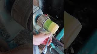 Bamboo water cup making craftsmanship tea cup craftsman craft work