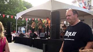 The Beatles tribute band "Replay" at Beaconsfield outdoor concert.