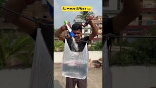 Summer effects🥵 🔥#shorts #comedy #summer #youtubeshorts #sun