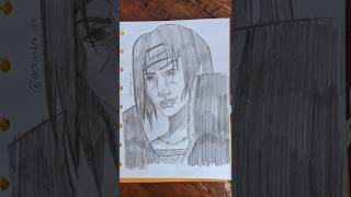 Drawing Itachi || Menggambar Itachi #howtodrawanime #shorts#narutoshippuden