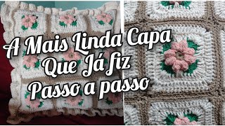 Capa de Almofada em Crochê 🧶