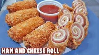 HOW TO MAKE HAM AND CHEESE ROLL - NEGOSYONG PATOK WITH COMPUTATION MALIIT NA PUHUNAN