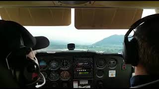 Cessna 172 Take off at Airport Bern-Belp